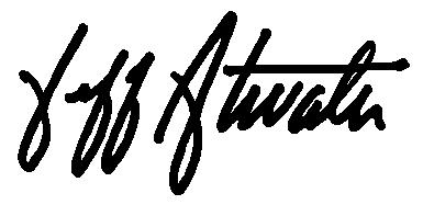 CFO Atwater's Signature
